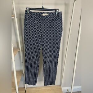 Women's Blue Patterned trousers size 2 petite